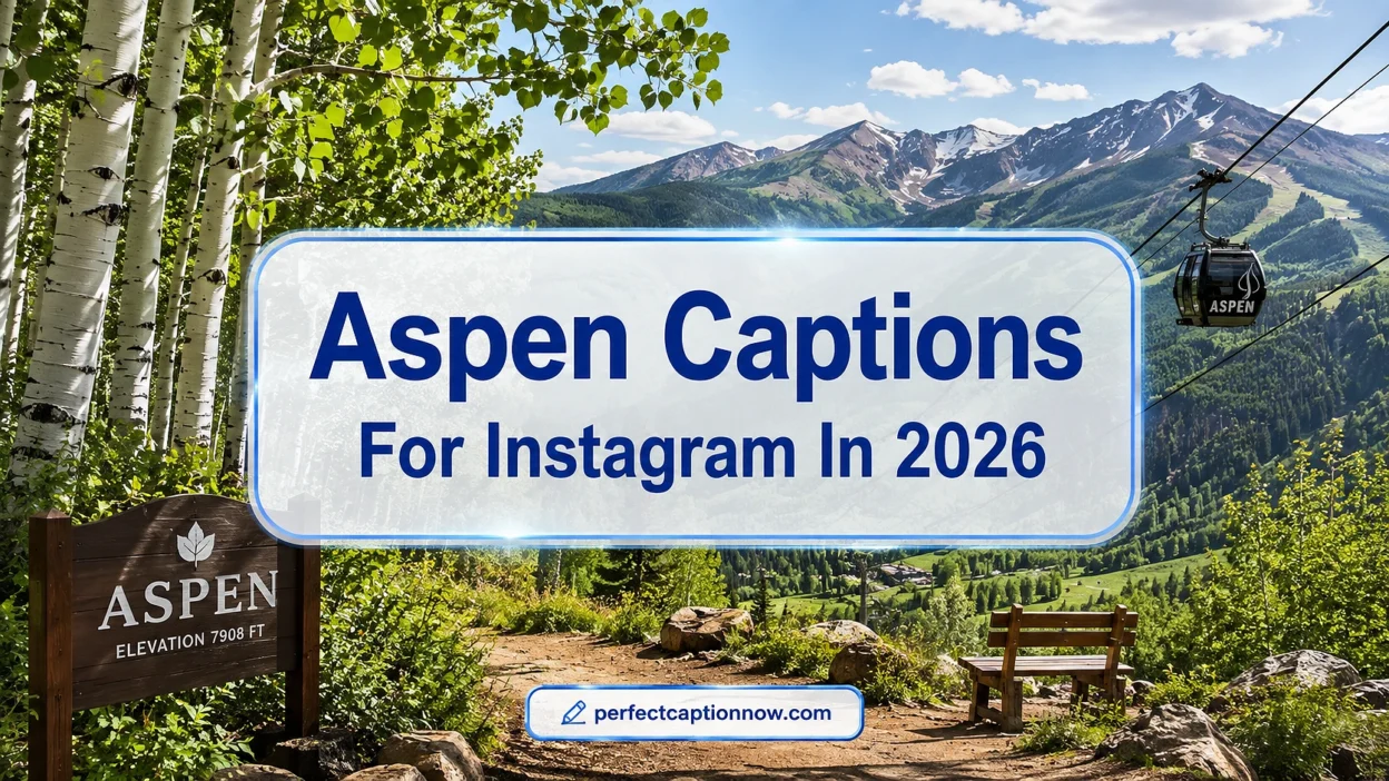 Aspen Captions For Instagram
