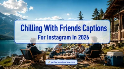 Chilling With Friends Captions For Instagram