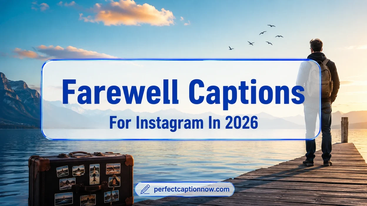Farewell Captions For Instagram