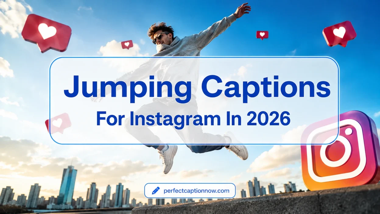 Jumping Captions For Instagram