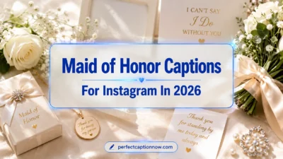 Maid of Honor Captions For Instagram