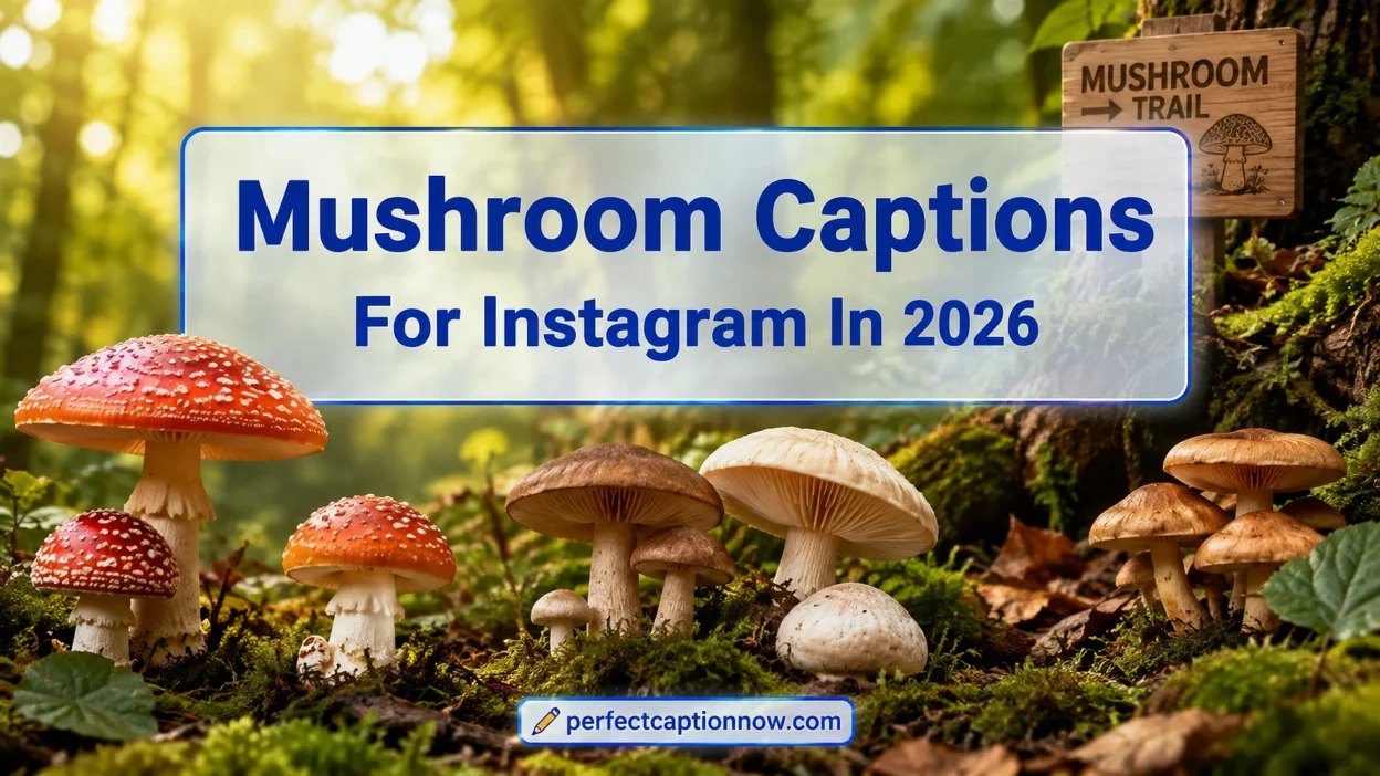 Mushroom Captions For Instagram