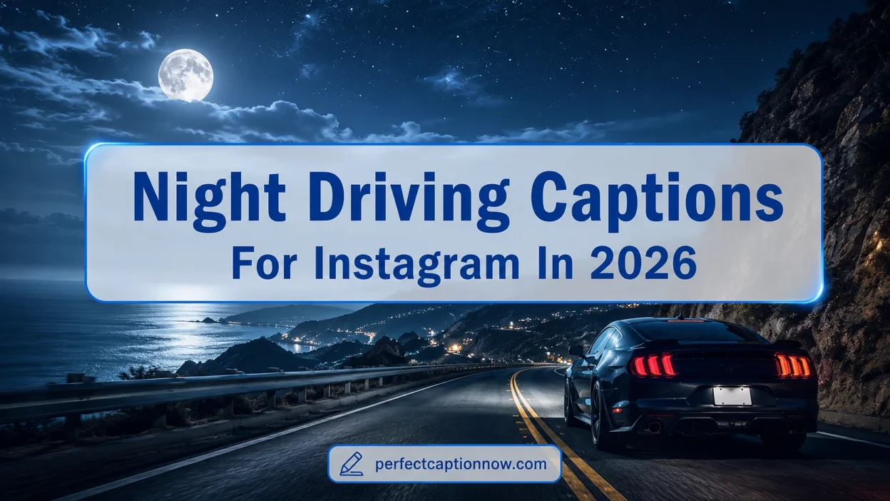 Night Driving Captions For Instagram
