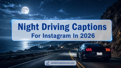 Night Driving Captions For Instagram
