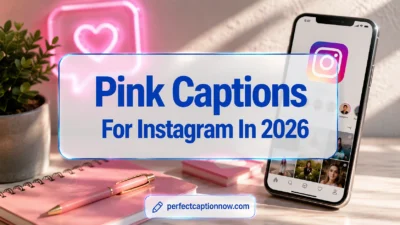 Pink Captions For Instagram