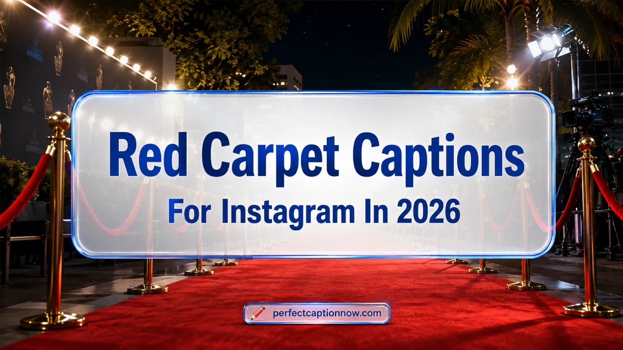 Red Carpet Captions For Instagram