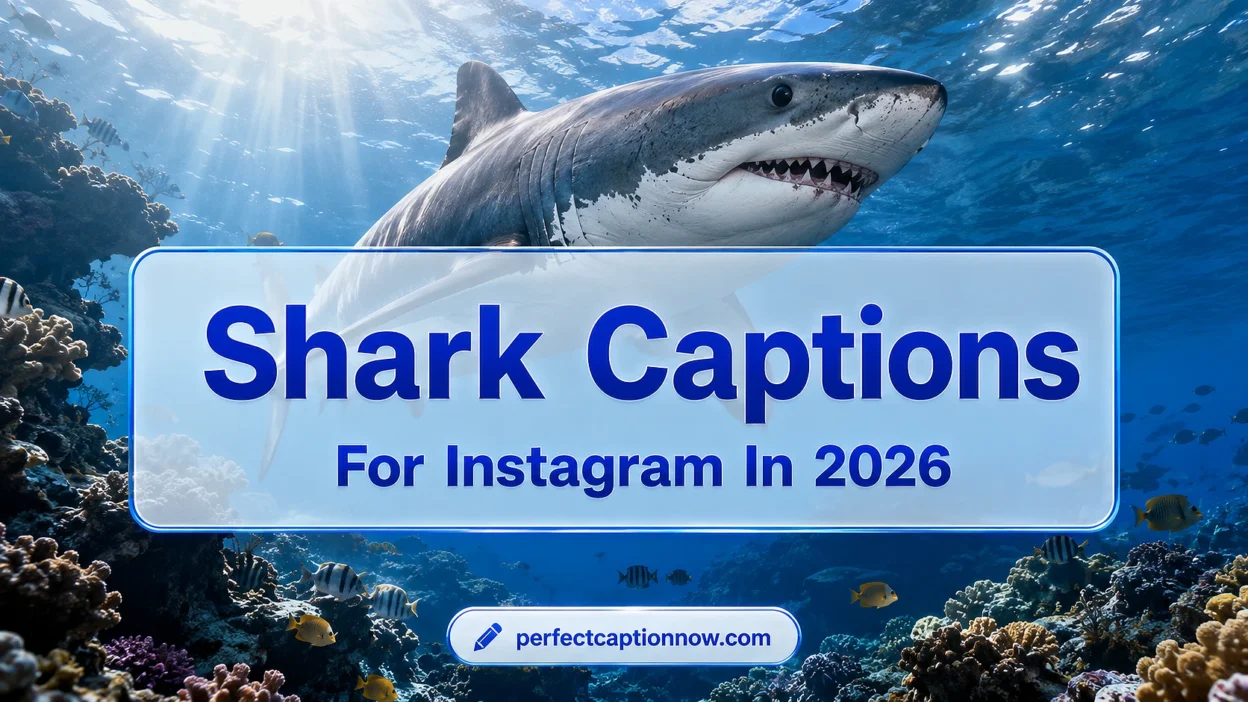 Shark Captions For Instagram