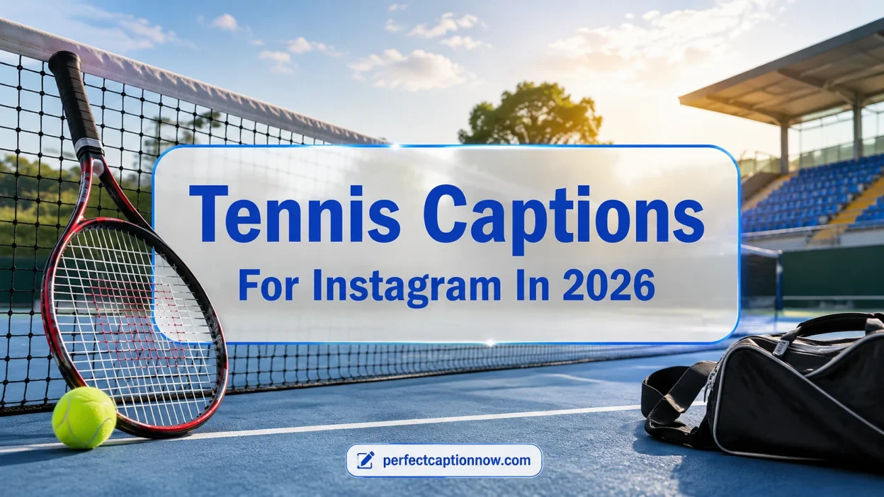 Tennis Captions For Instagram
