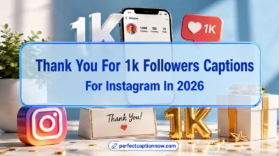 Thank You For 1k Followers Captions For Instagram