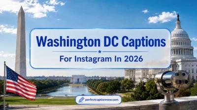 Washington DC Captions For Instagram