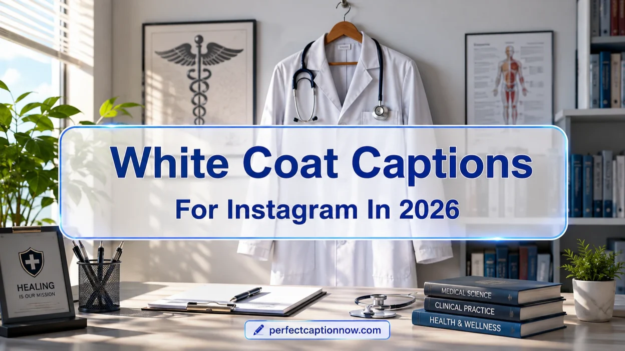 White Coat Captions For Instagram